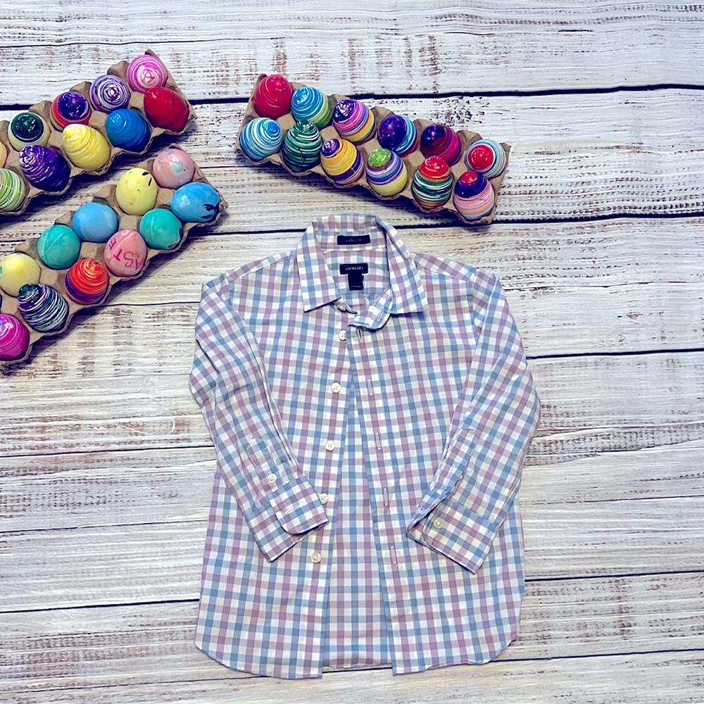 Lid low j crew cuts button down boys shirt